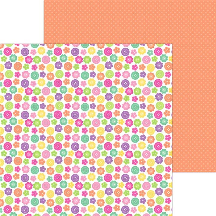 Color Me Crafty Paper Pack, 12" x 12" - Doodlebug