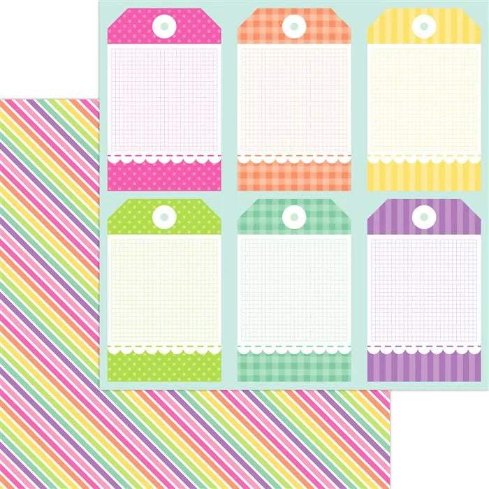 Color Me Crafty Paper Pack, 12" x 12" - Doodlebug