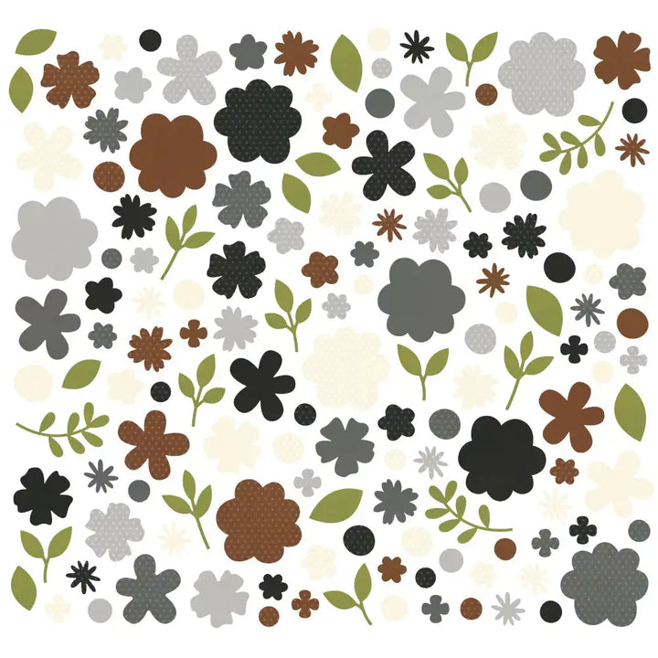 Color Vibe Flowers Bits & Pieces  Basics-Simple Stories