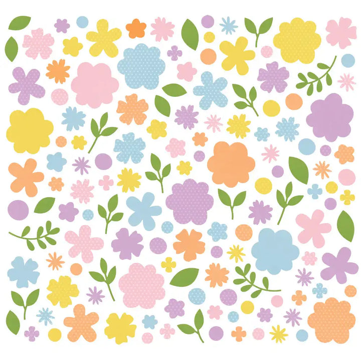 Color Vibe Flowers Bits & Pieces Spring-Simple Stories