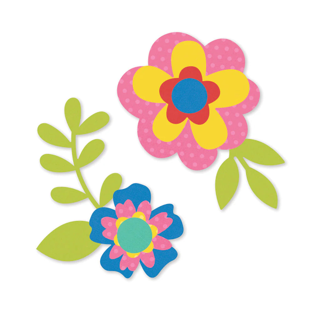 Color Vibe Flowers Bits & Pieces  Summer-Simple Stories