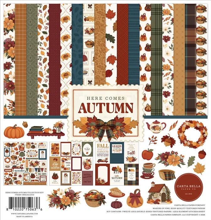 Here Comes Autumn Collection Kit - Carta Bella