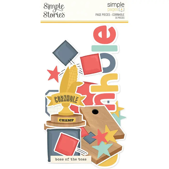 Cornhole Simple Page Pieces - Simple Stories