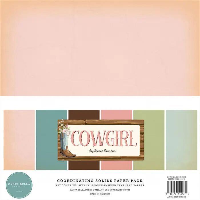 Cowgirl Solids Kit - Carta Bella