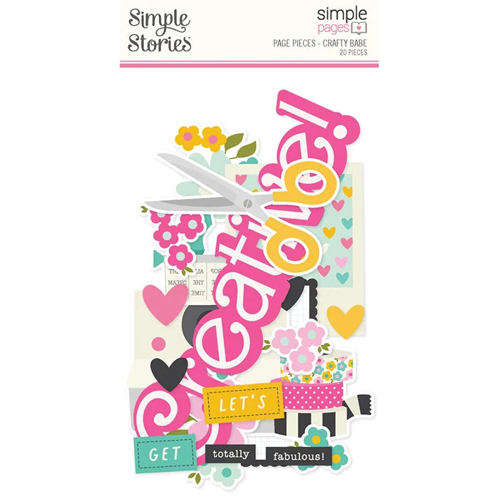 Crafty Babe Simple Page Pieces - Simple Stories