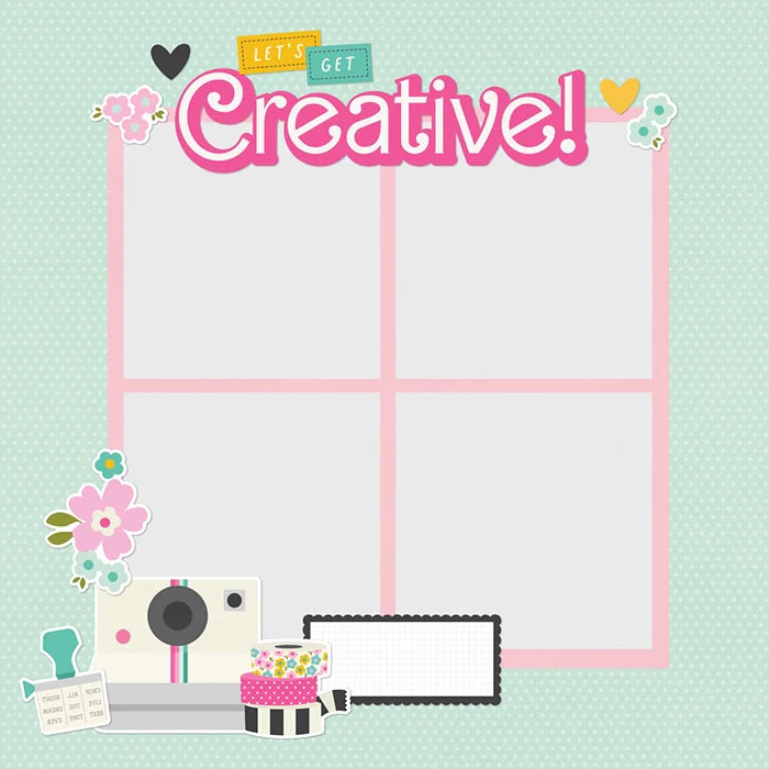 View 3 of Crafty Babe Simple Page Pieces - Simple Stories