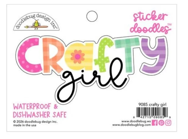 Crafty Girl Color Me Crafty Sticker Doodles - Doodlebug