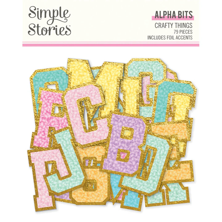 Crafty Things Alpha Bits & Pieces - Simple Stories