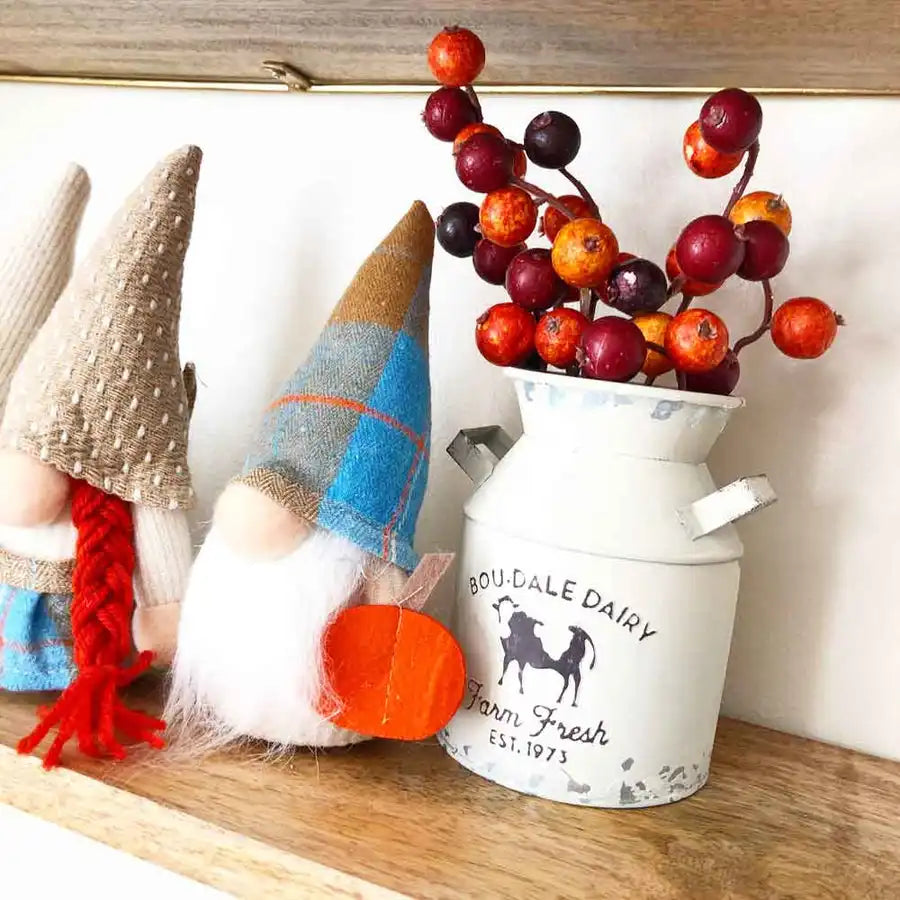 Cream Milk Can - Tabletop Decor - Foundations Decor