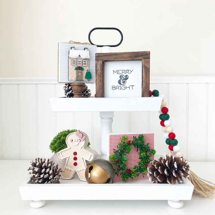 December Kit - Tiered Tray Decor - Foundations Decor