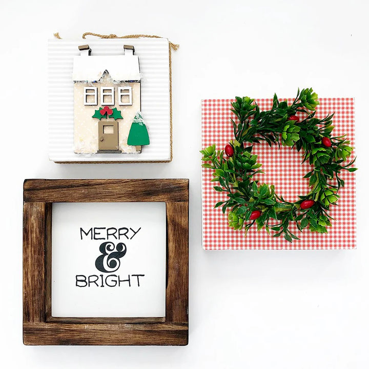 December Kit - Tiered Tray Decor - Foundations Decor