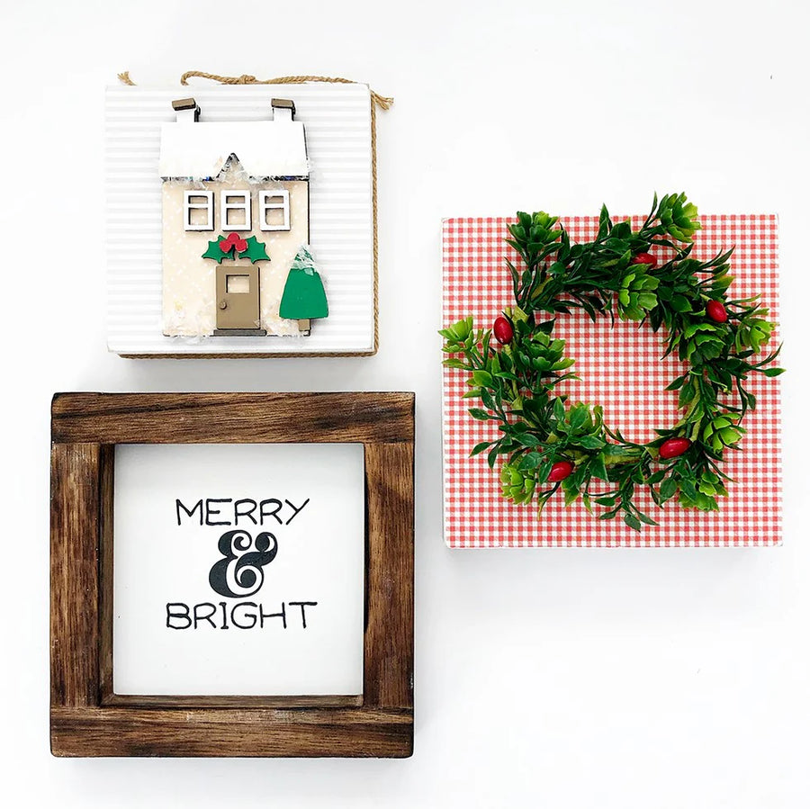December Kit - Tiered Tray Decor - Foundations Decor