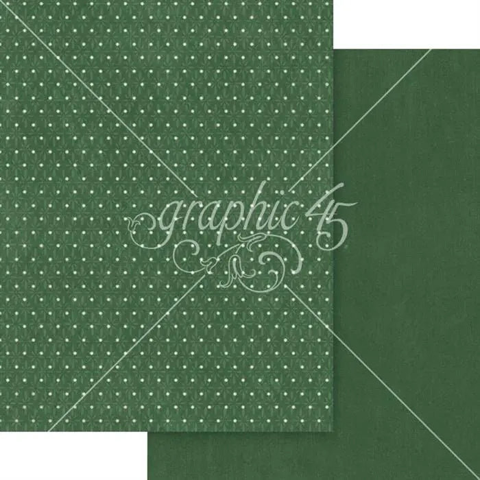 Deck the Halls Patterns & Solids Paper Pack, 8.5" x 11" - Graphic 45