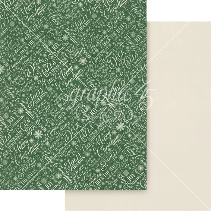 Deck the Halls Patterns & Solids Paper Pack, 8.5" x 11" - Graphic 45