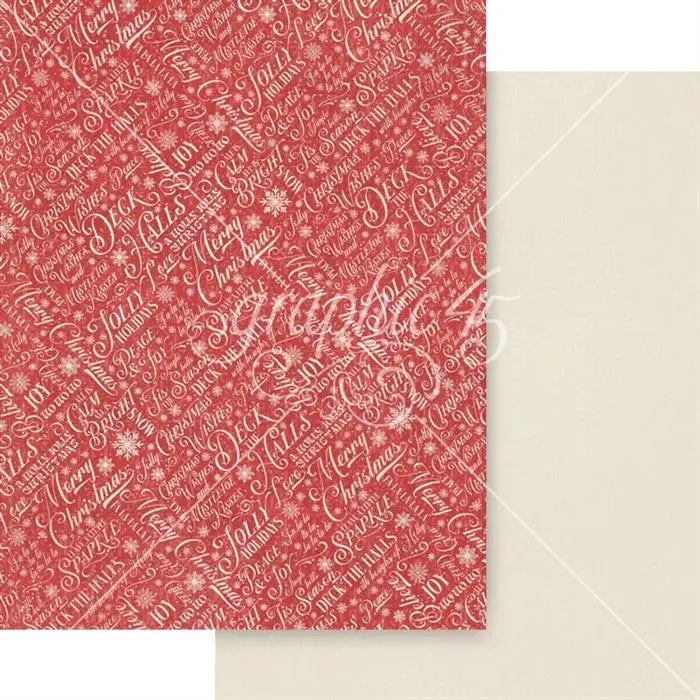 Deck the Halls Patterns & Solids Paper Pack, 8.5" x 11" - Graphic 45