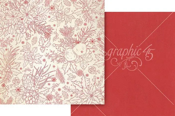 Deck the Halls Scrapbook Collection Kit,  12" x 12" - Graphic 45