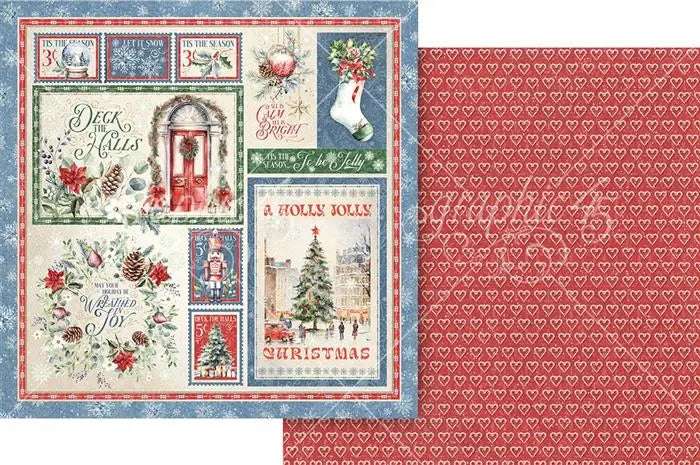 Deck the Halls Scrapbook Collection Kit,  8" x 8" - Graphic 45