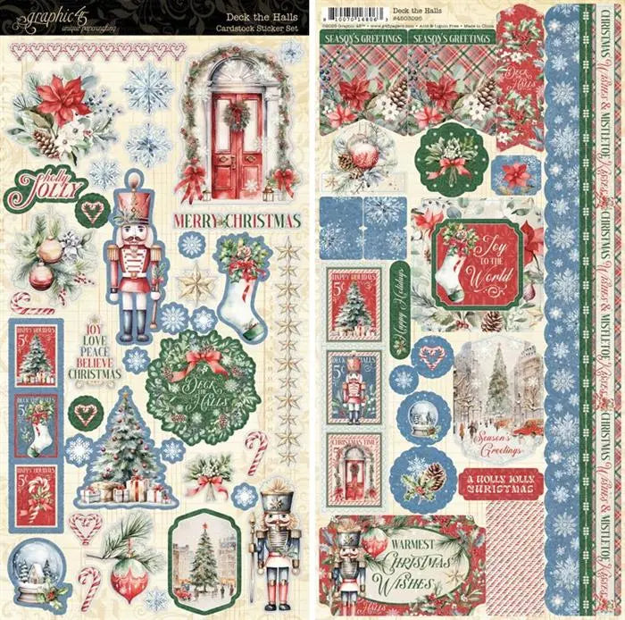 Deck the Halls Sticker Set - Graphic 45