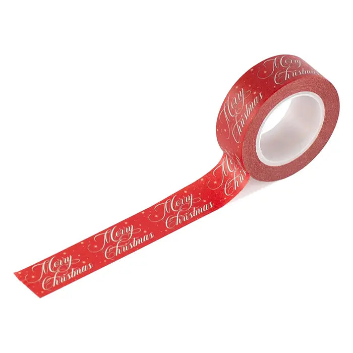 Decorative Merry Christmas Washi Tape - Christmas In The City - Carta Bella