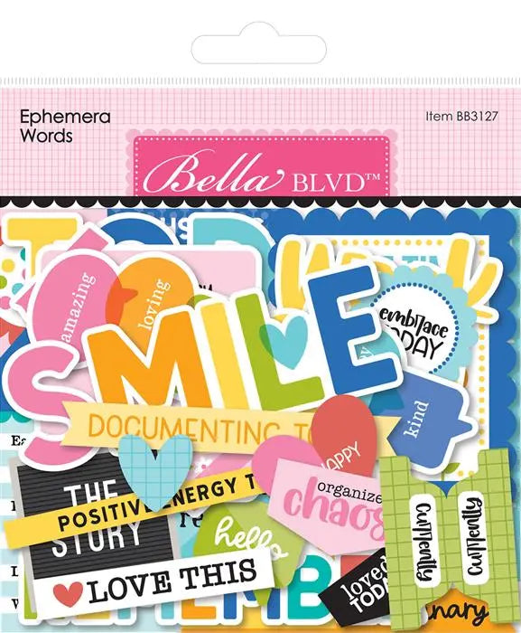 Documented Ephemera Words - Bella Blvd