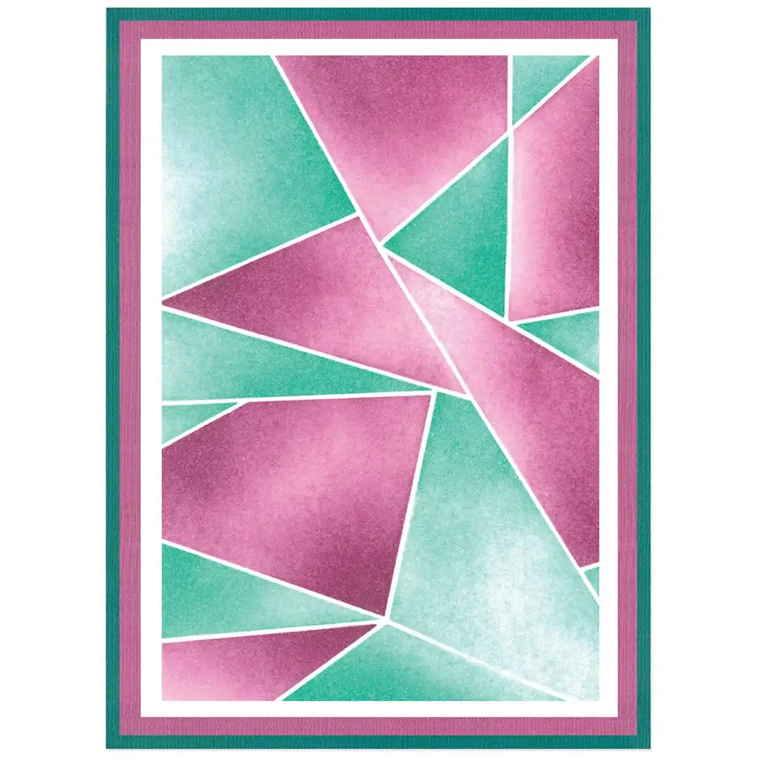 View 4 of Down the Line #2 A6 Stencil - Cosmopolitan - Stacey Park - Sizzix