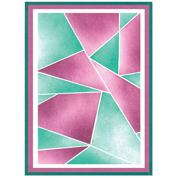 View 4 of Down the Line #2 A6 Stencil - Cosmopolitan - Stacey Park - Sizzix
