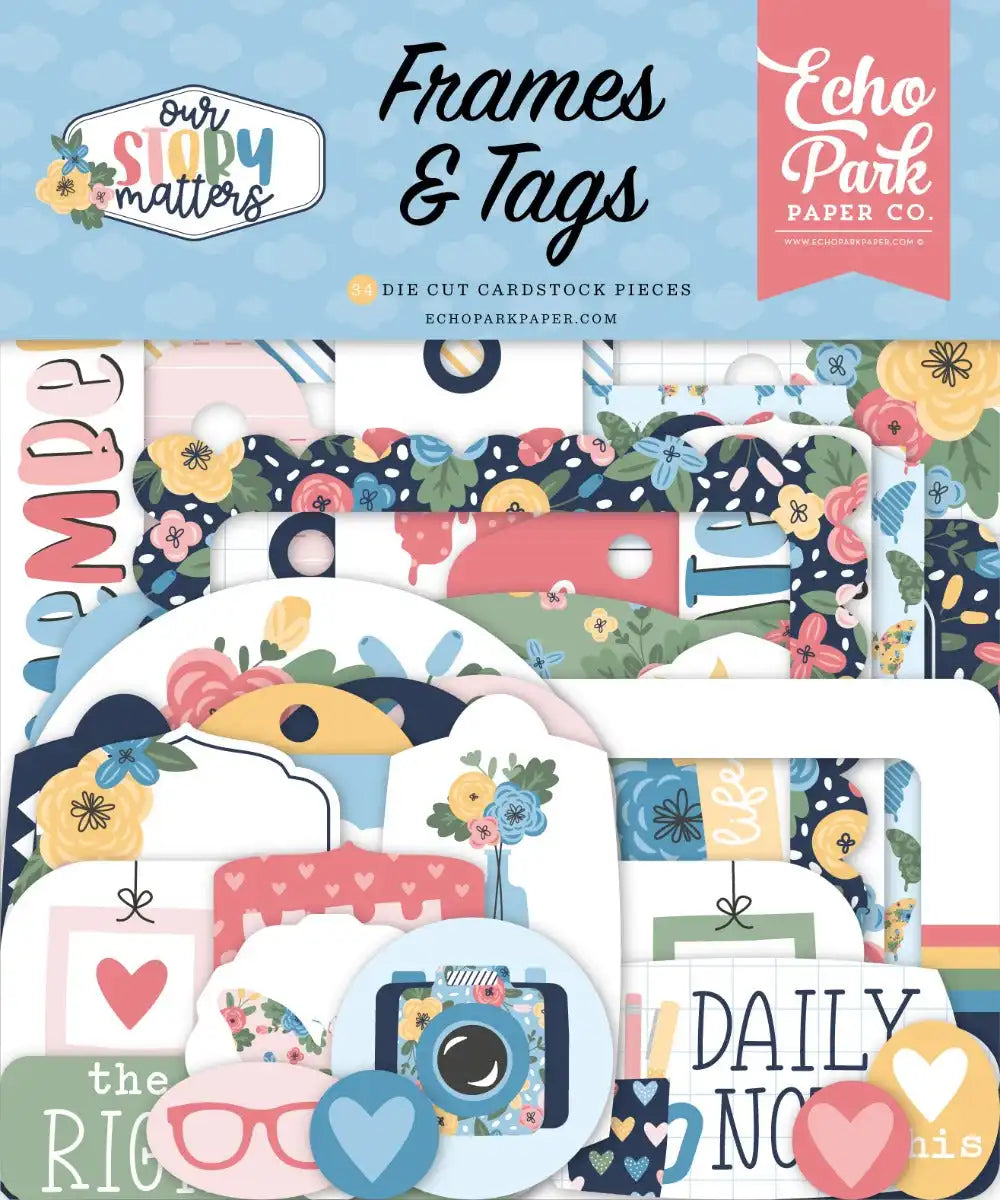Frames and Tags Ephemera - Our Story Matters - Echo Park