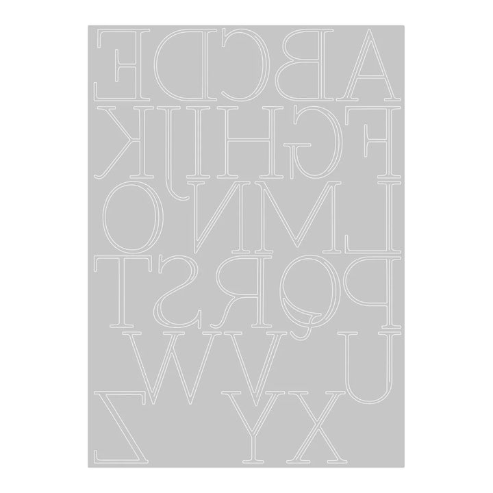 Elegant Capitals Thinlits Die - Jennifer Ogborn - Sizzix