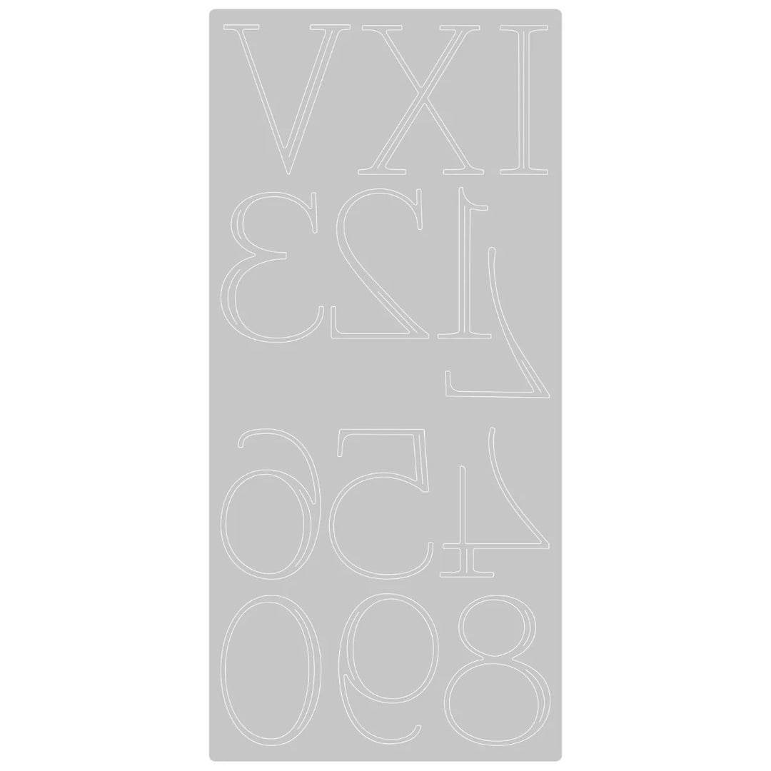 Elegant Numerals Thinlits Die - Jennifer Ogborn - Sizzix