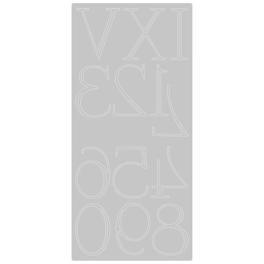 Elegant Numerals Thinlits Die - Jennifer Ogborn - Sizzix