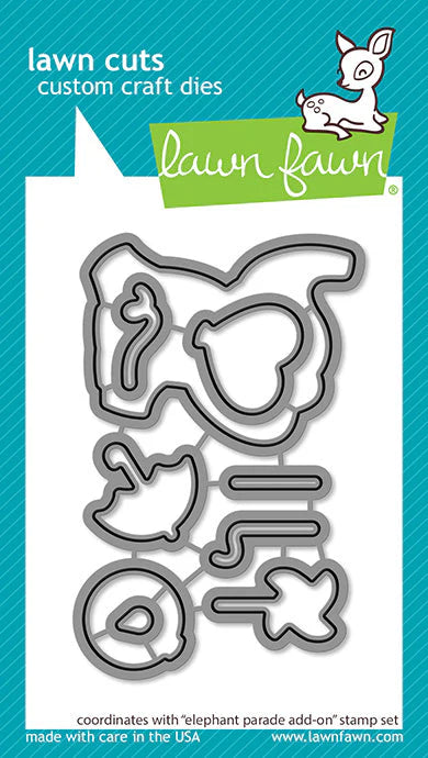 Elephant Parade Add-On-Lawn Cuts - Dies-Lawn Fawn