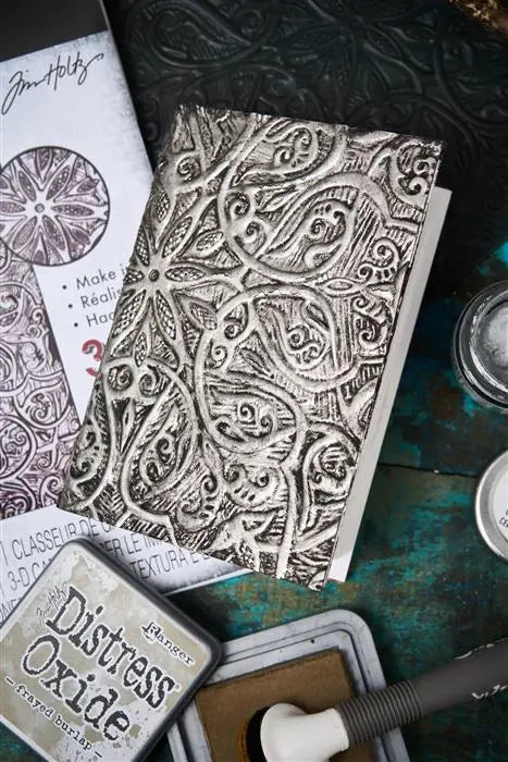 Engraved 3-D Texture Fades Embossing Folder, Large/A5 - Back from the Vault - Tim Holtz - Sizzix
