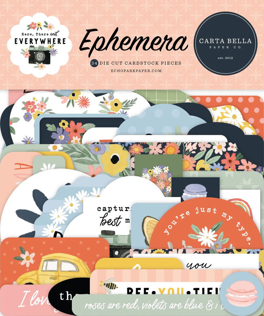 Ephemera - Here, There, and Everywhere - Carta Bella Paper