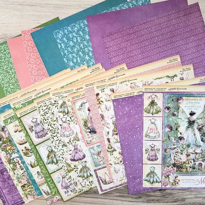 Fairy Boutique Scrapbook Collection Pack, 8" x 8" - Graphic 45