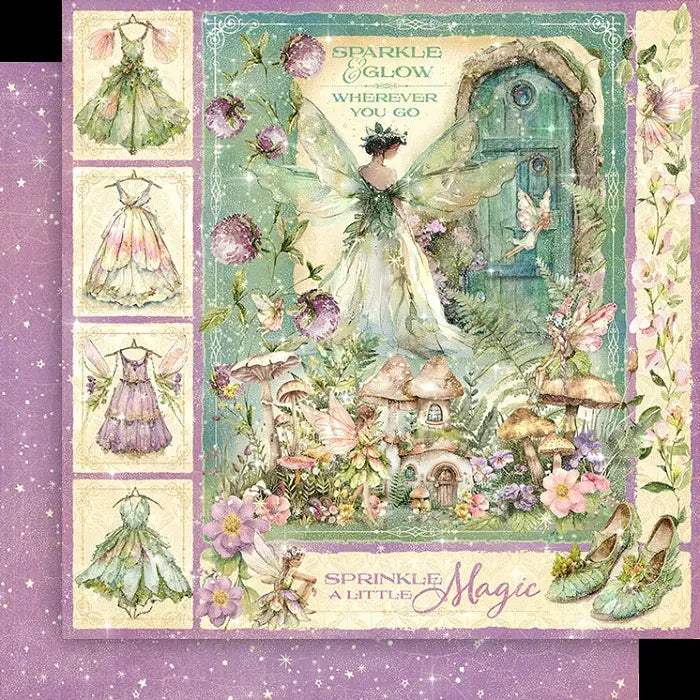 Fairy Boutique Scrapbook Collection Pack, 8" x 8" - Graphic 45
