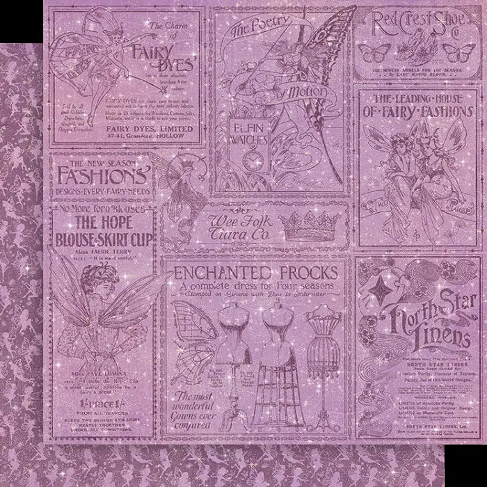Fairy Boutique Scrapbook Collection Pack, 8" x 8" - Graphic 45