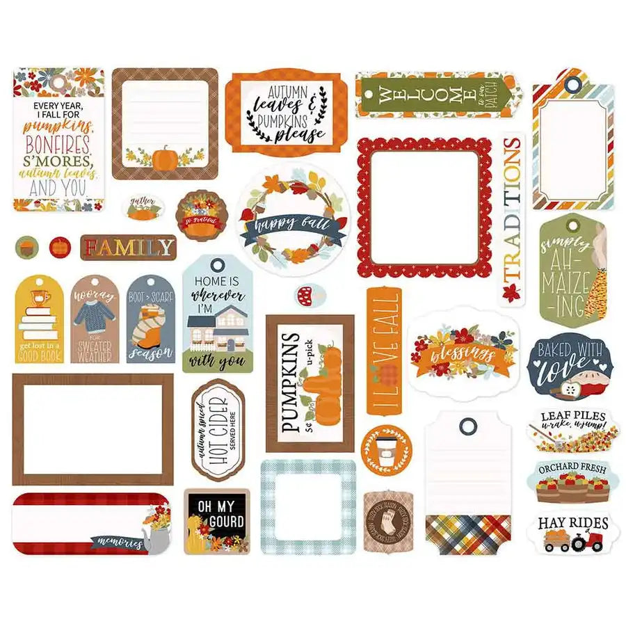 Fall Fever Frames & Tags - Echo Park