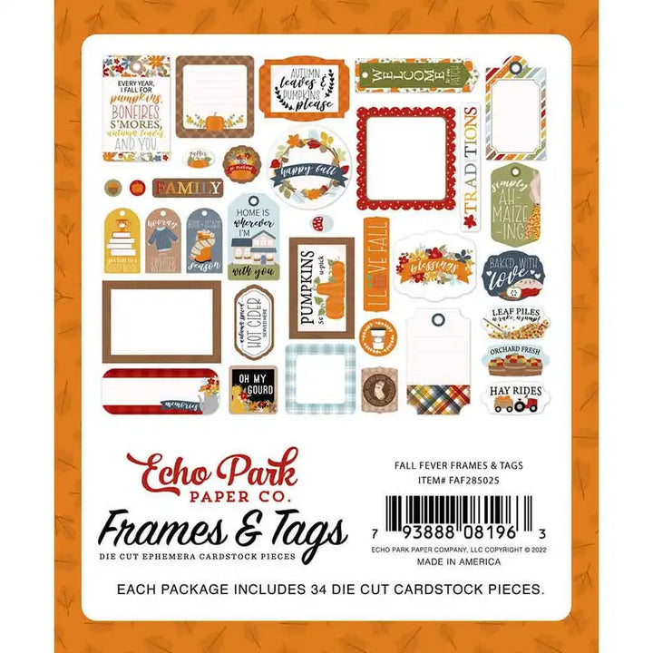 Fall Fever Frames & Tags - Echo Park