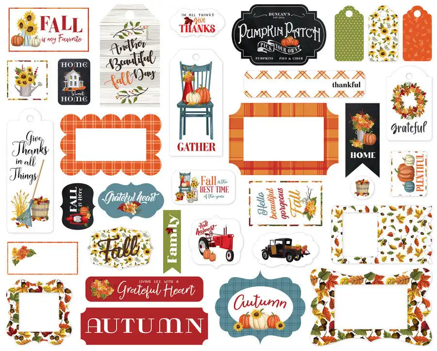 Fall Fun Frames & Tags - Carta Bella