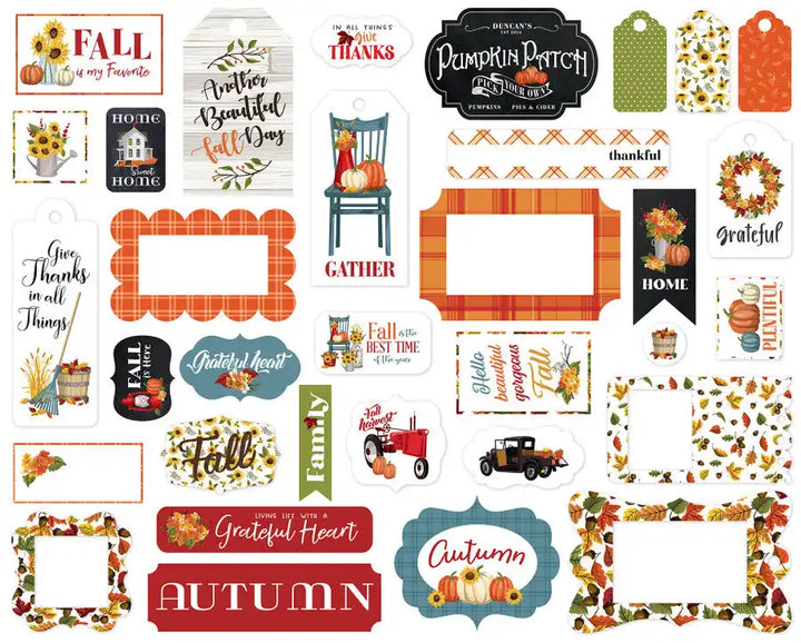 Fall Fun Frames & Tags - Carta Bella