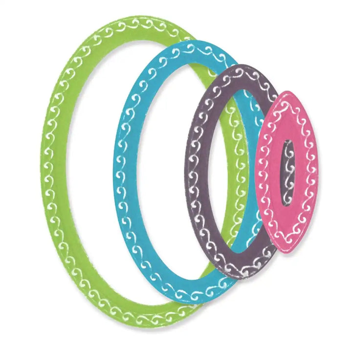 View 2 of Fanciful Clare Classic Ovals Framelits Die Set by Stacey Park - Sizzix
