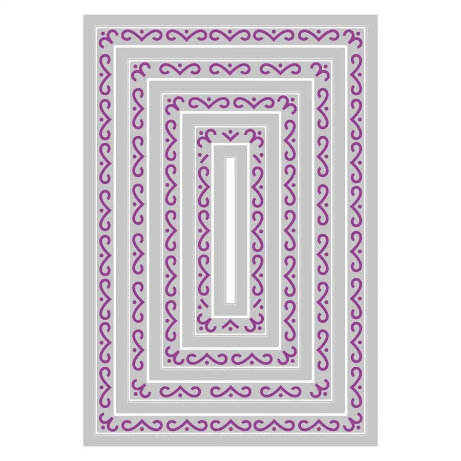 Fanciful Renee Deco Rectangles Framelits Die Set by Stacey Park - Sizzix
