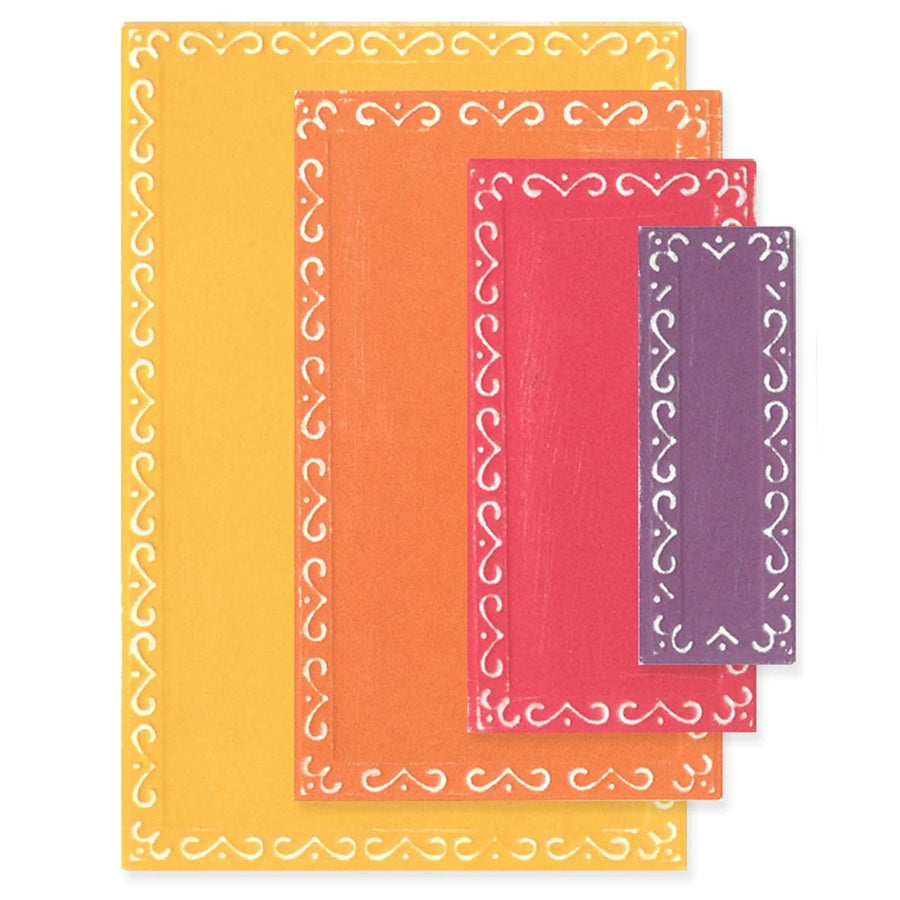 Fanciful Renee Deco Rectangles Framelits Die Set by Stacey Park - Sizzix