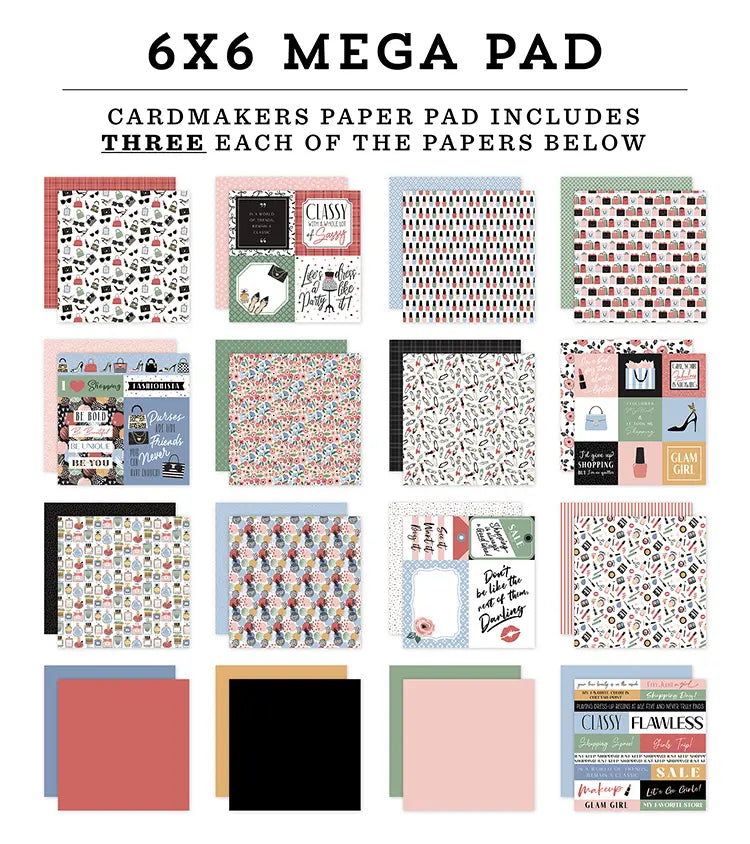 Fashion Cardmakers Mega Pad 6" x 6" – Echo Park