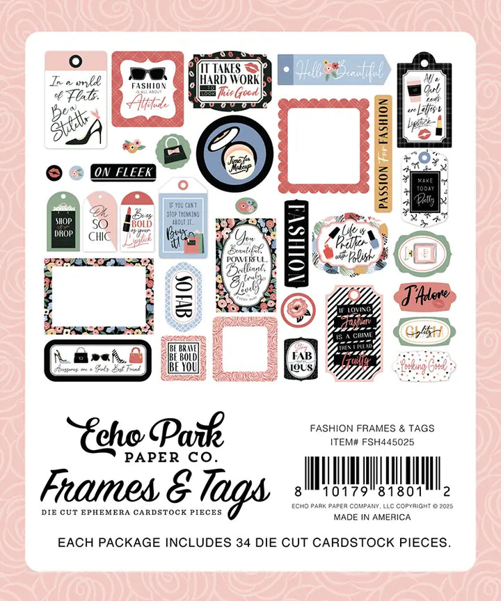 Fashion Frames & Tags – Echo Park
