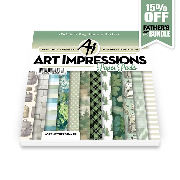 Father's Day Paper Pack, 6" x 6" - Art Impressions