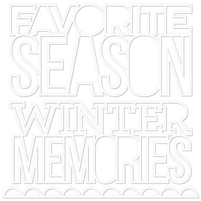Favorite Season Cut-Outs - Snowflake Season - Bella Blvd