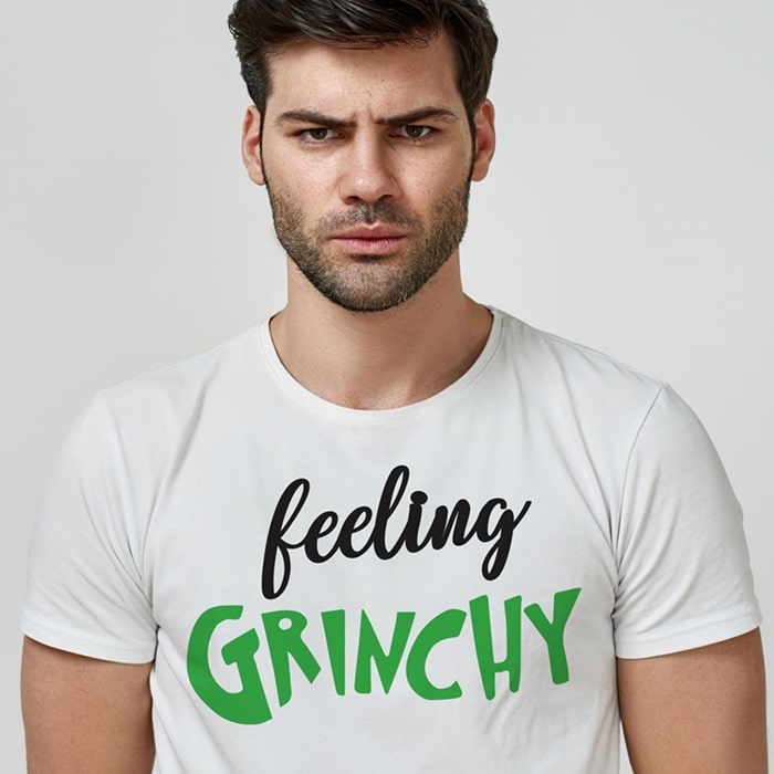 Feeling Grinchy SVG Image File Download