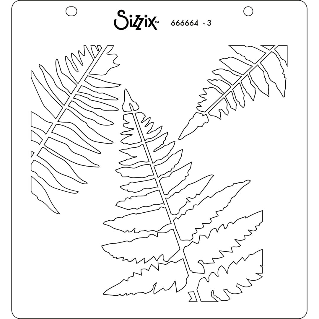Fern Layered Stencil - Sizzix