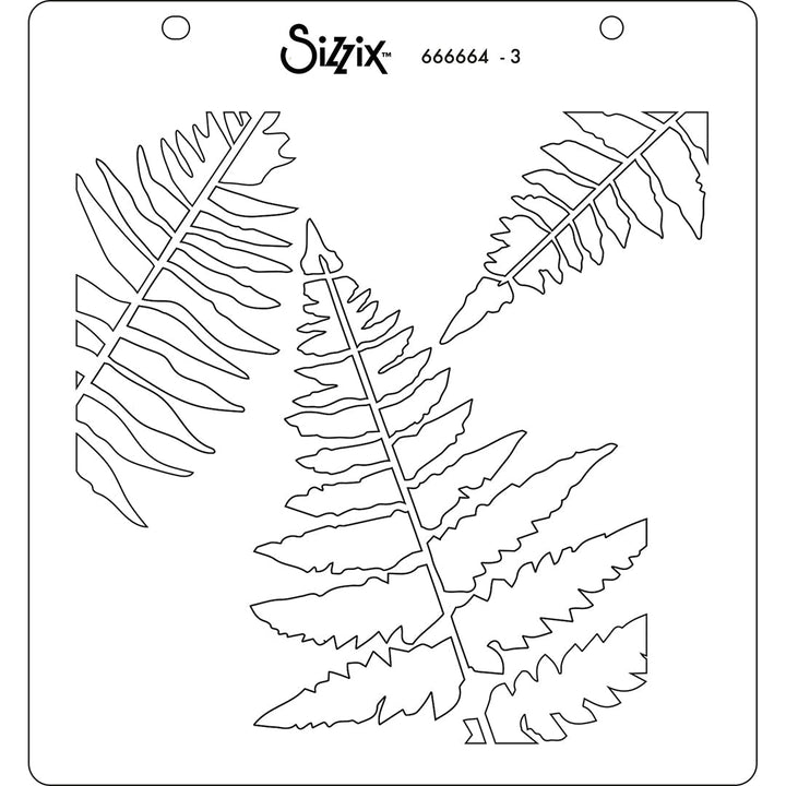 Fern Layered Stencil - Sizzix